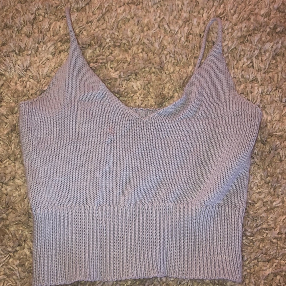 brandy melville cropped tank top